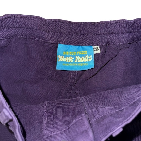 Big Bud Press Nebula Purple Work Pants Size XXS - Picture 4 of 5